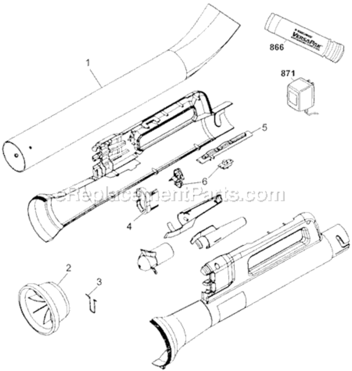 Page A Diagram and Parts List for VP430T Type 2 Black and Decker Upright Vacuum